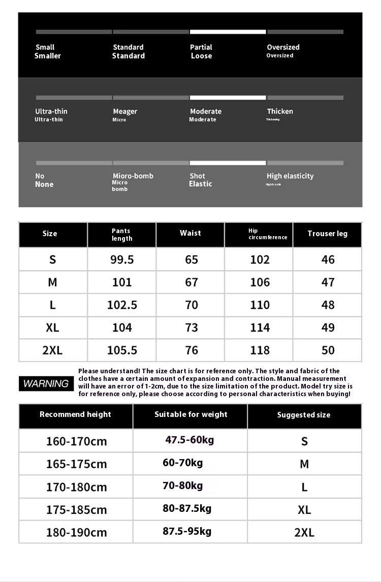 HEARUJOY  -  New American Streetwear Pants Men Autumn Fall Casual Sports Pants Fashion Classic Side Stripes Matching Color Pants