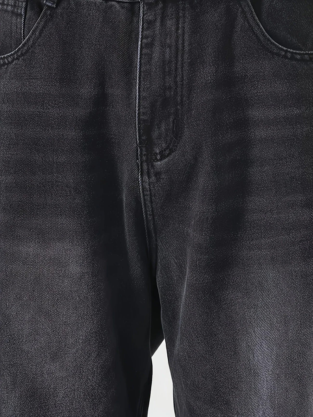 HEARUJOY  -  Men'S Skinny Fit Wide Leg Jeans, Men'S Stylish Comfy Denim Pants, Versatile For Four Seasons