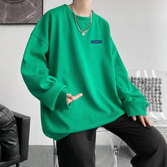 HEARUJOY  -  Men's Oversized Hoodie White Unisex Autumn Waffle Hoodies Over Size for Men Letter Print 5XL Casual Wear Hoody Male Sweatshirt