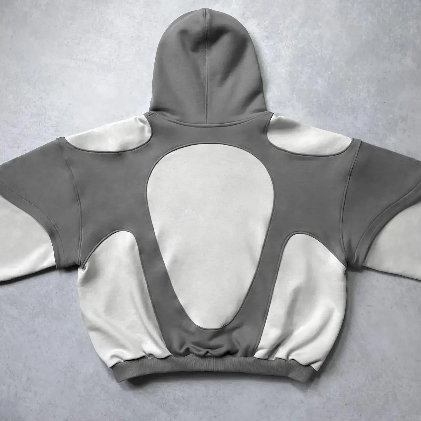 Hearujoy Y2K New Retro Harajuku Embroidered Hoodie Color blocked Design Trendy Sportswear Street Hip Hop Punk Versatile Loose Street Wear