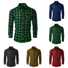 HEARUJOY  -  Casual Outing 2XL Long Sleeve Blouse Casual Men Clothing Tops Printed Casual Top Everyday Use Polyester Fabric