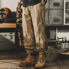 Hearujoy Techwear Cargo Pants Men Black Cargo Trousers Male Vintage Japanese Streetwear Hip Hop Pockets Casual Safari Style Loose