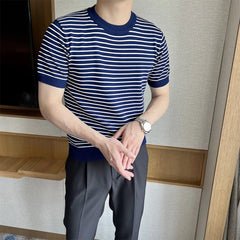 HEARUJOY  -  2XL Men Korean Style T-shirt Applicable Gender Men Korean Style Fashion Summer Casual Outfit Casual Wear For Men
