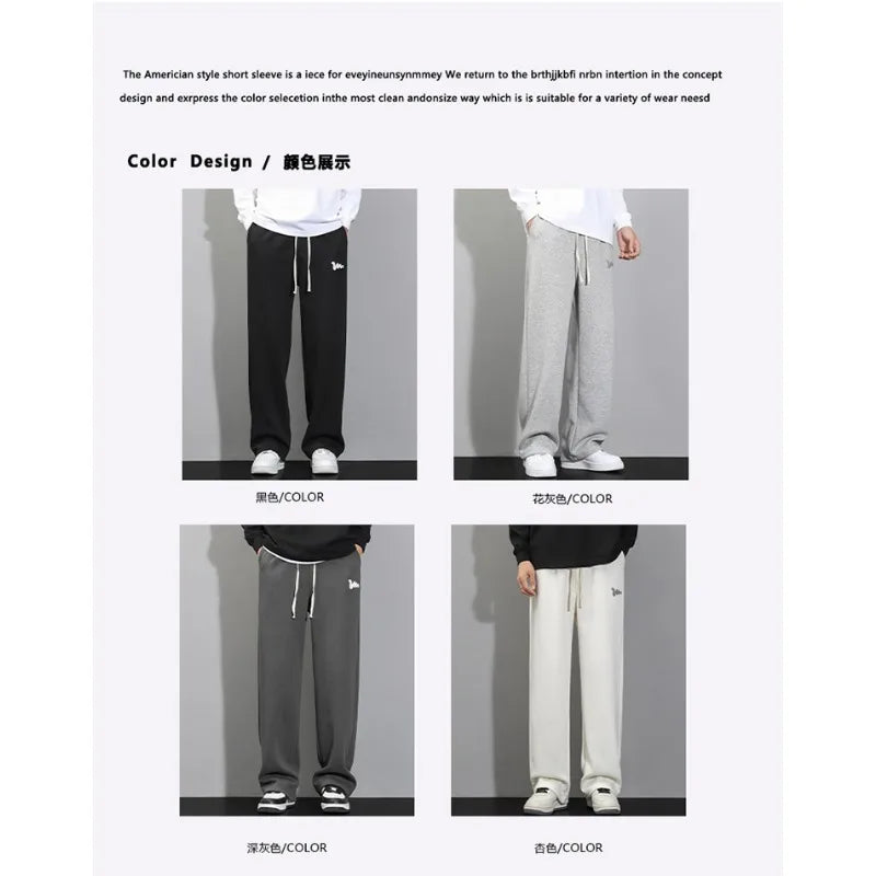 HEARUJOY  -  Fashion Design Jogging Pants New Sweatpants Men's Jogging Pants Baggy Pants Neutral Breathable Baggy Outdoor Pants
