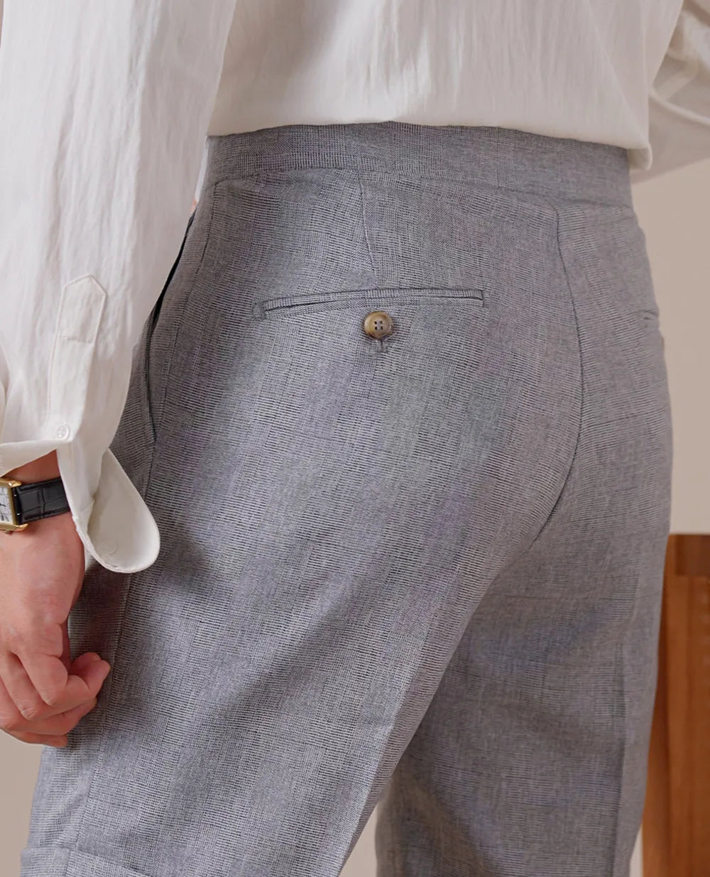 HEARUJOY  -  Italian Style Naples Non-Iron Shorts Men's Summer Thin Breathable Retro Casual Five-Point Dress Pants Short Hombre Men Clothing