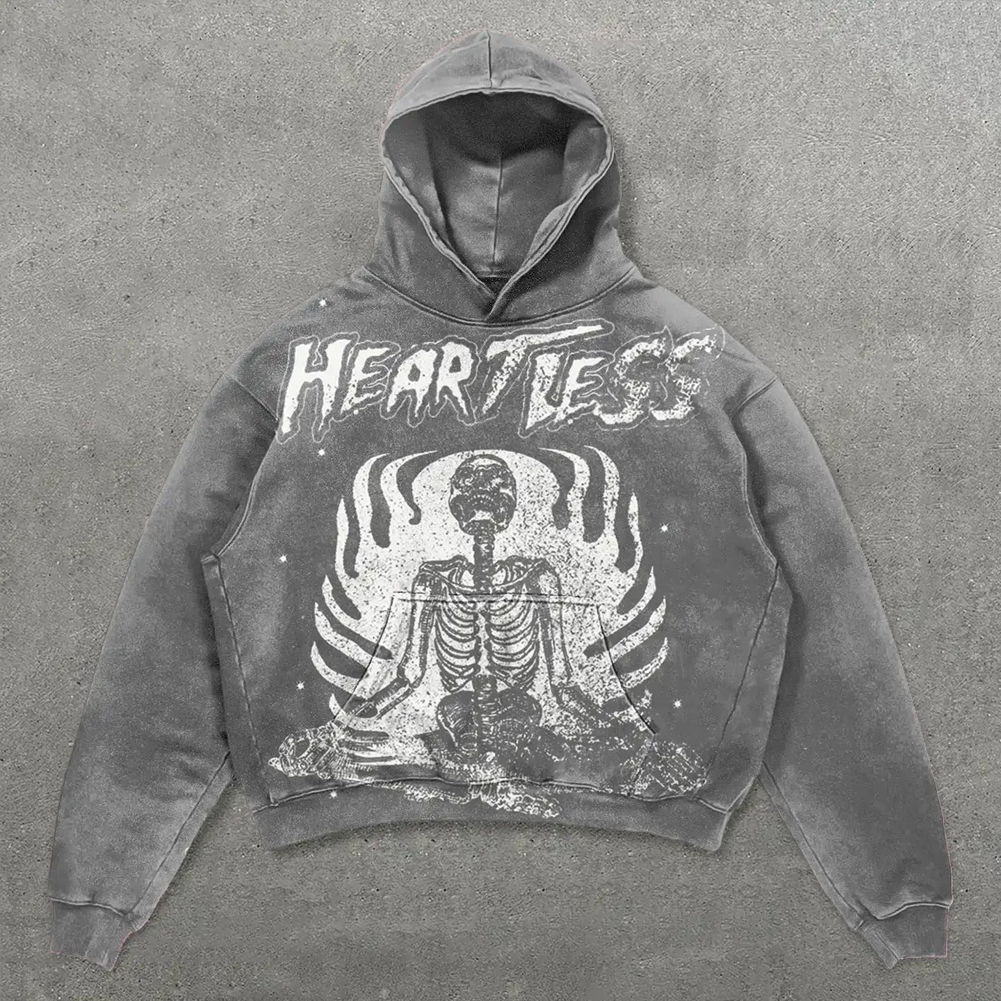 Hearujoy Vintage Letter print sweatshirt hoodie oversized streetwear harajuku y2k tops american style grunge casual hoodies women
