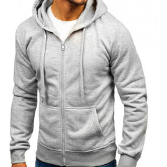 HEARUJOY  -  Mens Zip Up Hoodie Fleece Lined Jacket Winter Warm Pullover Coat with Hood Casual Streetwear Pullover Sweatshirt