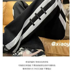 HEARUJOY  -  Durable Non-Pilling Non-Fading Long-Wearing Striped Sports Men's Loose Straight-Leg