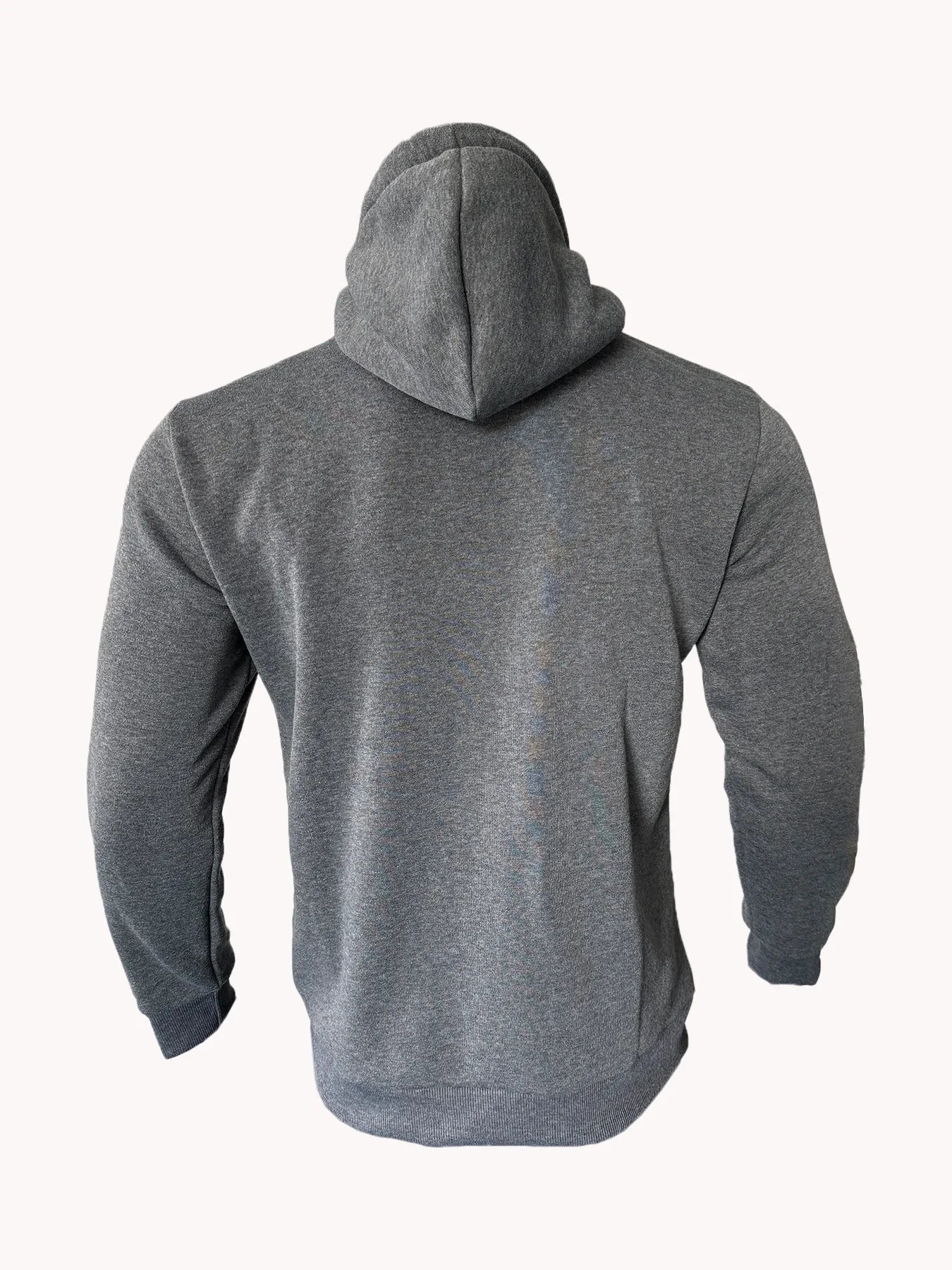 HEARUJOY  -  Heavy weight Hooded Sweatshirt Men Autumn Winter Plush Multi Pocket Workwear Hoodie Fashion Solid Color Pullover Top Blazer