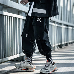 Hearujoy Fashion Men Jogger Pant Hip Hop Streetwear Sweatpants Trousers Tactical High Quality Mens Pants Techwear Cargo Pants Men Clothes