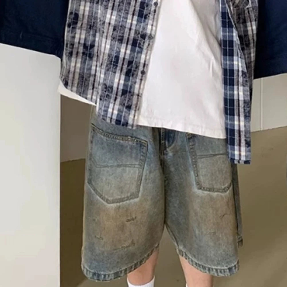 HEARUJOY  -  Casual Events Distressed Washed Pants Casual Fashion Shorts Brand New Summer Wear Lightweight Summer Pants For Beach Trip