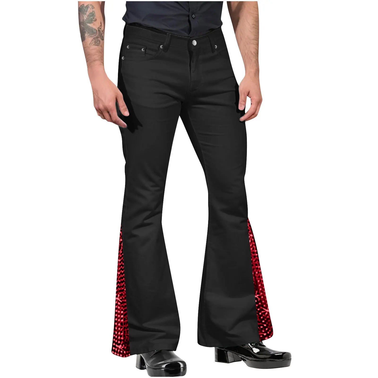 HEARUJOY  -  Summer Men's Casual Flared Slim Fit Cargo Pants Classic Business Straight Loose Trousers