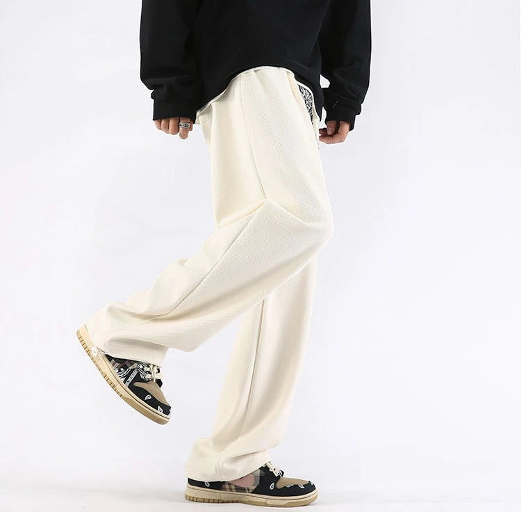 HEARUJOY  -  Trousers Wide Leg Man Sports Pants Retro Korean High Quality Cool Casual Harajuku Clearance Sale Y2k Oversize Sweatpants for Men