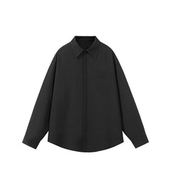 HEARUJOY  -  Autumn Long Sleeved Shirt Men Oversized Society Mens Dress Shirt Korean Loose White Casual Shirt Mens Office Formal Shirts