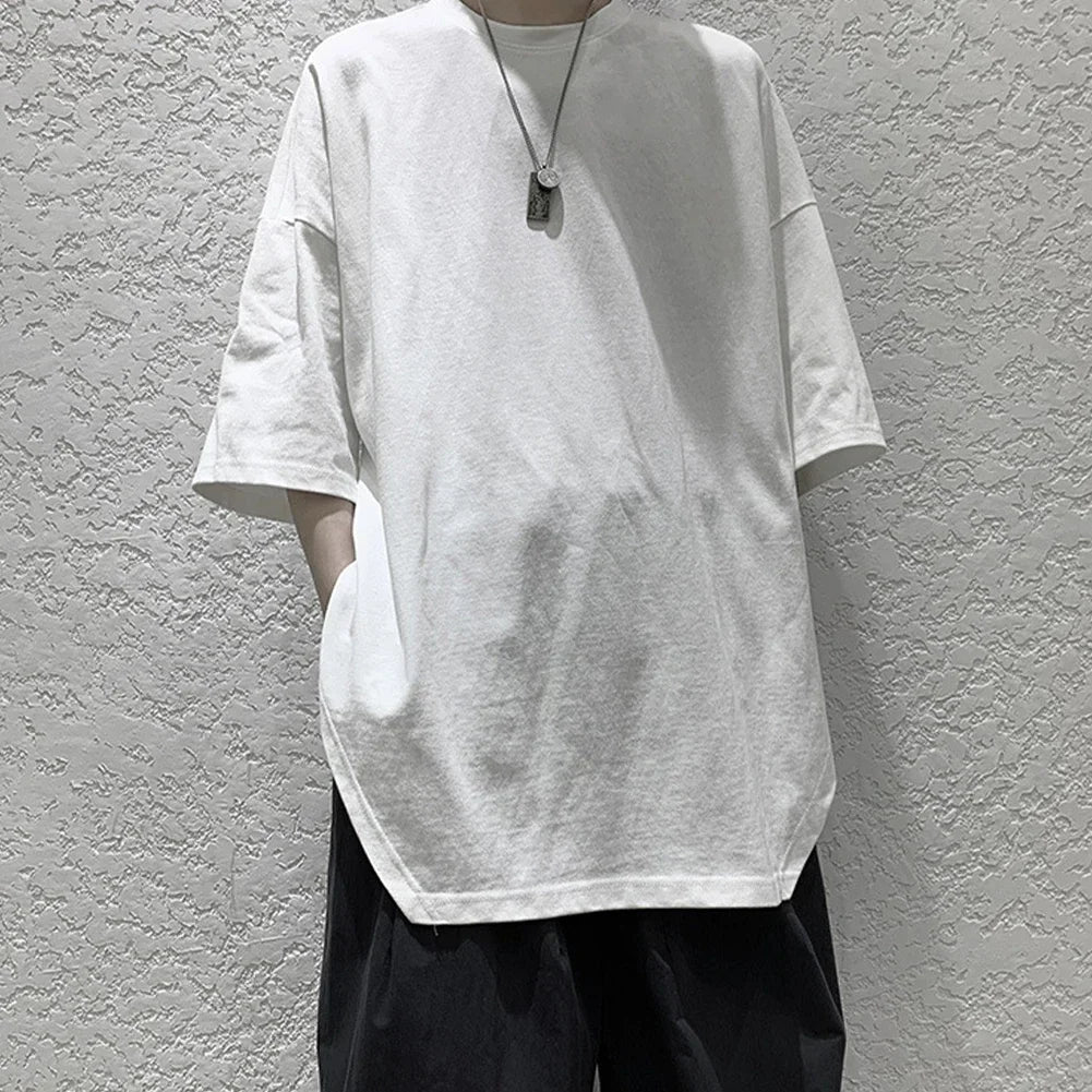 HEARUJOY  -  Summer T-shirt For Men Men Casual Shirt Casual Pullover Top Half Sleeve Style O-neck Design Regular Length