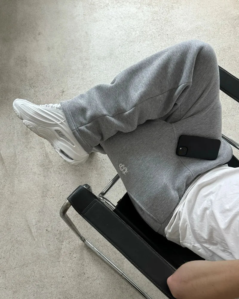 Hearujoy Y2k new women pant leg zipper embroidery design pants Streetwear retro loose straight pants Hip hop Harajuku casual sports pants