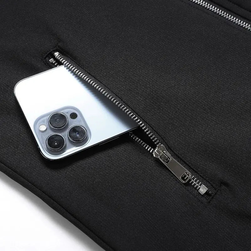 HEARUJOY  -  Zippered Men's Spring Autumn Design New American Casual Jacket Trendy Retro Lapel Handsome