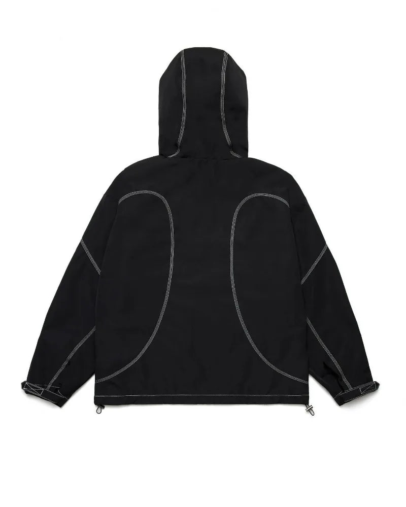 Hearujoy street zipper windstorm jacket men and women hoodie individual design streetwear retro trend fashion couple baggy sweatshirt