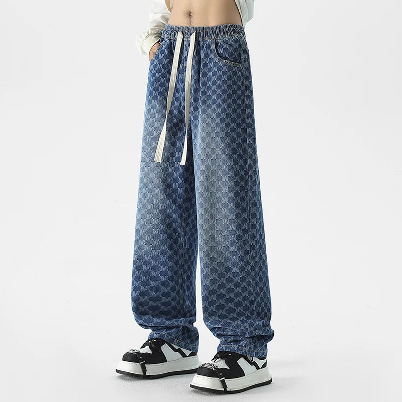 HEARUJOY  -  Men's Outdoor High-quality Casual Pants Are Comfortable Versatile Breathable Fashionable and Trendy Men's Straight Leg Jeans
