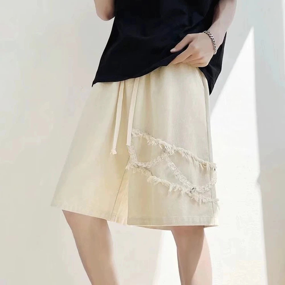 HEARUJOY  -  Summer Casual Wear Fringed Patchwork Pants Casual Wear Summer Outfits 2XL Perfect For Daily Wear Regular Length