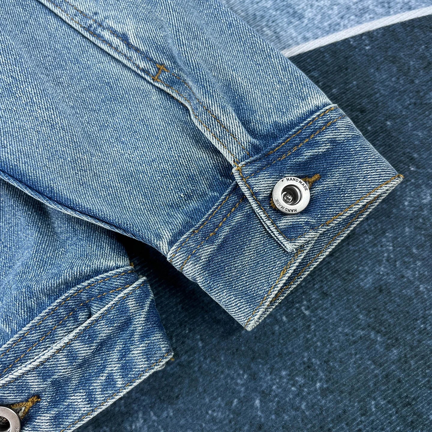 HEARUJOY  -  Plus Size 4XL Men's Denim Jacket Autumn/Winter 2025 New Arrival Trendy Brand Premium Plus-Size Retro Lapel Jacket Men's Top