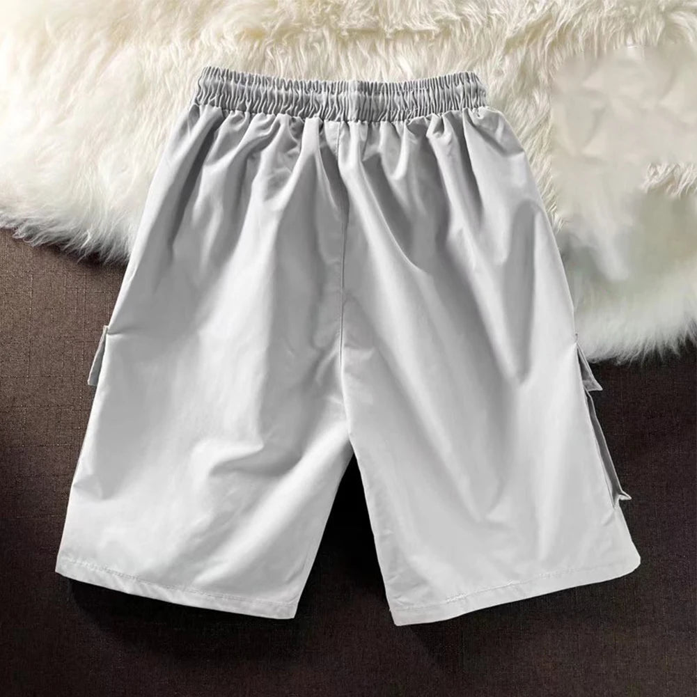 HEARUJOY  -  Beach Activities Black Men Basketball Shorts Men Sports Basketball Shorts Brand New Condition Lightweight Fabric