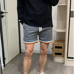 HEARUJOY  -  Shorts for Men Sweat Drawstring Joggers Sports Summer New in Pant 2025 Casual Xl Fashion Personalizate No Logo Man Short Pants