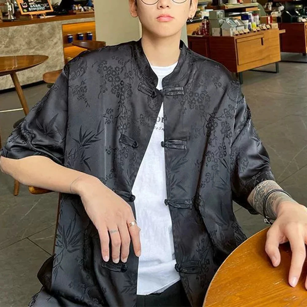 HEARUJOY  -  For Daily Wear Loose Short Sleeve Shirt Casual Summer Tops Casual Wear New Condition Polyester Fabric Regular Length