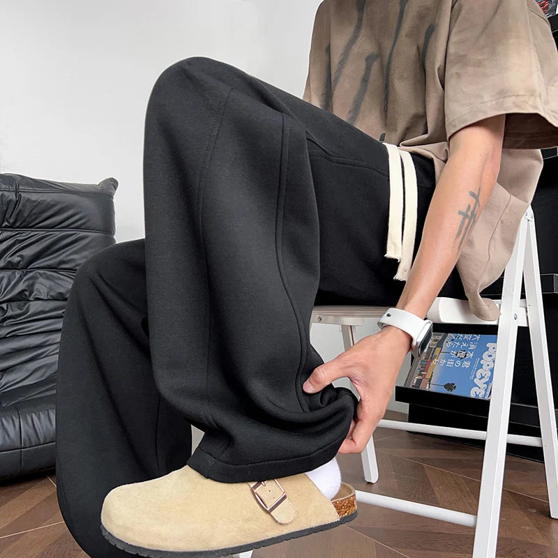 HEARUJOY  -  Men's New Fashionable Handsome High-quality Casual Pants Comfortable and Versatile Breathable Fashionable Straight Leg Pants