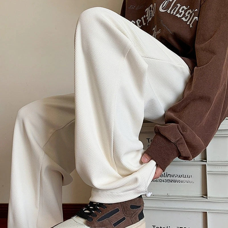 HEARUJOY  -  Trousers Wide Leg Man Sports Pants Retro Korean High Quality Cool Casual Harajuku Clearance Sale Y2k Oversize Sweatpants for Men