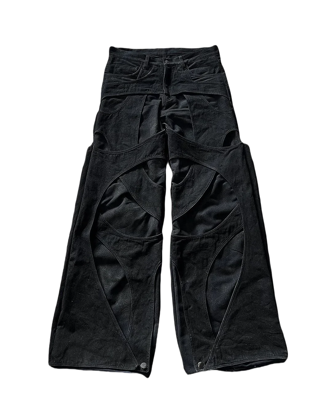 Hearujoy Black Ripped Y2k Baggy Jeans Harajuku Hip Hop High Waist Denim Pants 2024 New Gothic Retro Jeans for Men Wide Leg Streetwear