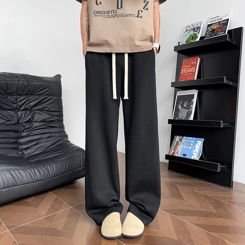 HEARUJOY  -  Men's New Fashionable Handsome High-quality Casual Pants Comfortable and Versatile Breathable Fashionable Straight Leg Pants