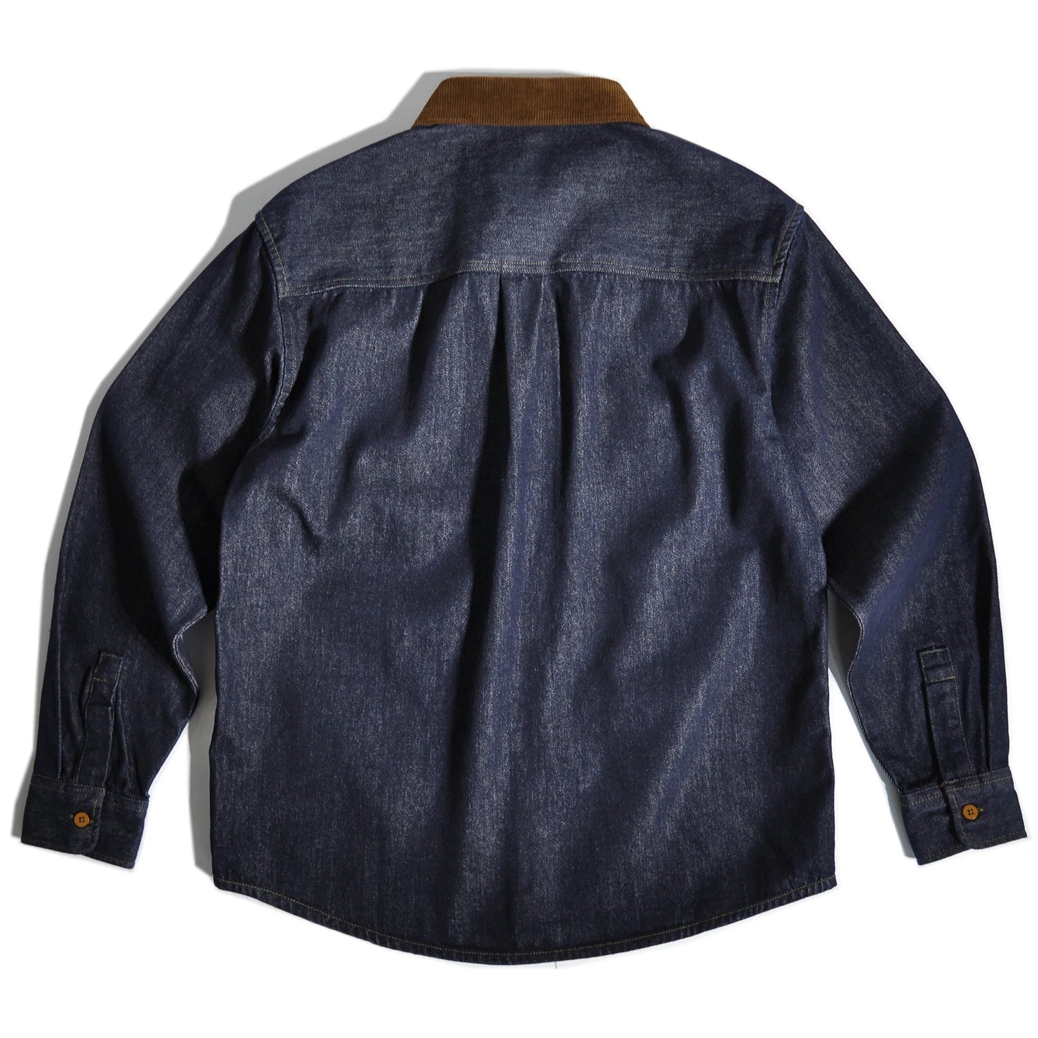 HEARUJOY  -  Autumn Heavyweight Vintage American Amekaji Denim Safari Shirt Jacket - Men's Relaxed Fit Casual Long-Sleeve Shirt Coat