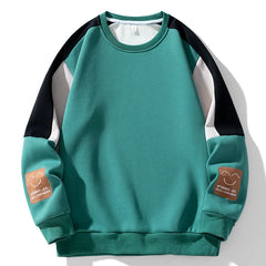 HEARUJOY  -  Men's New Long-sleeved Spring Autumn Korean Embroidered Trendy Brand Versatile Teen Top