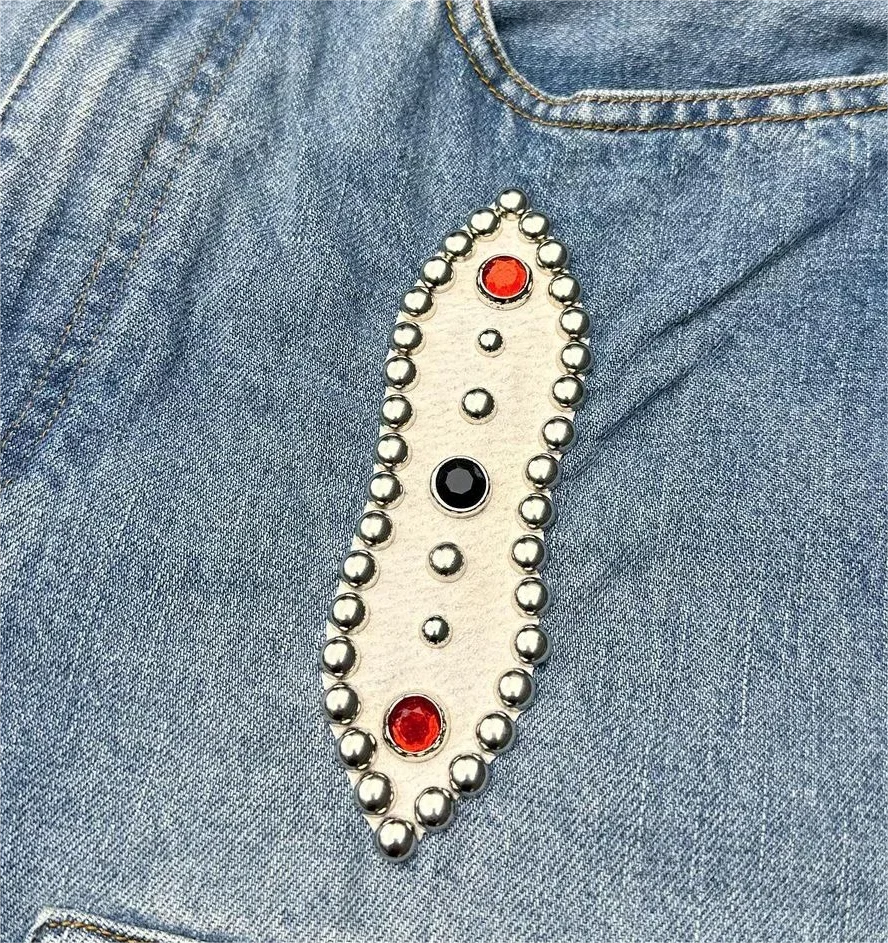 HEARUJOY  -  American street rhinestone retro pocket washed wide-leg denim shorts summer y2k Harajuku high-waist straight knee-length shorts