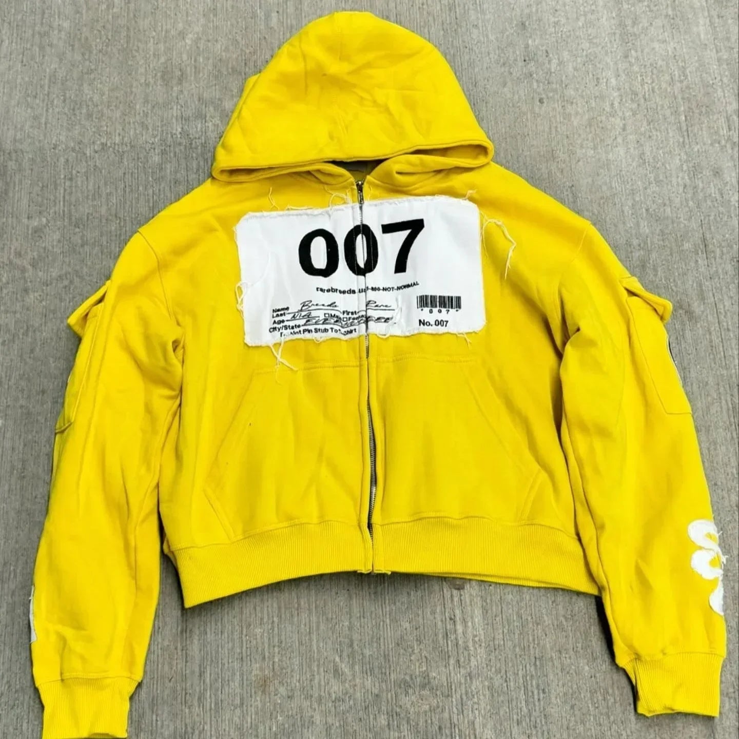 Hearujoy Harajuku Hip Hop New Fashion Patch Embroidery Y2K Zip Up Hoodie Men Women Oversized Hoodie Loose Casual Hoodie Jacket Streetwear