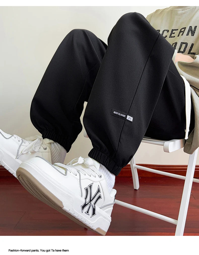 HEARUJOY  -  Men's New Fashionable Versatile Sports Leisure Straight Leg Pants Outdoor High-quality Sports Trend Comfortable Breathable Pants
