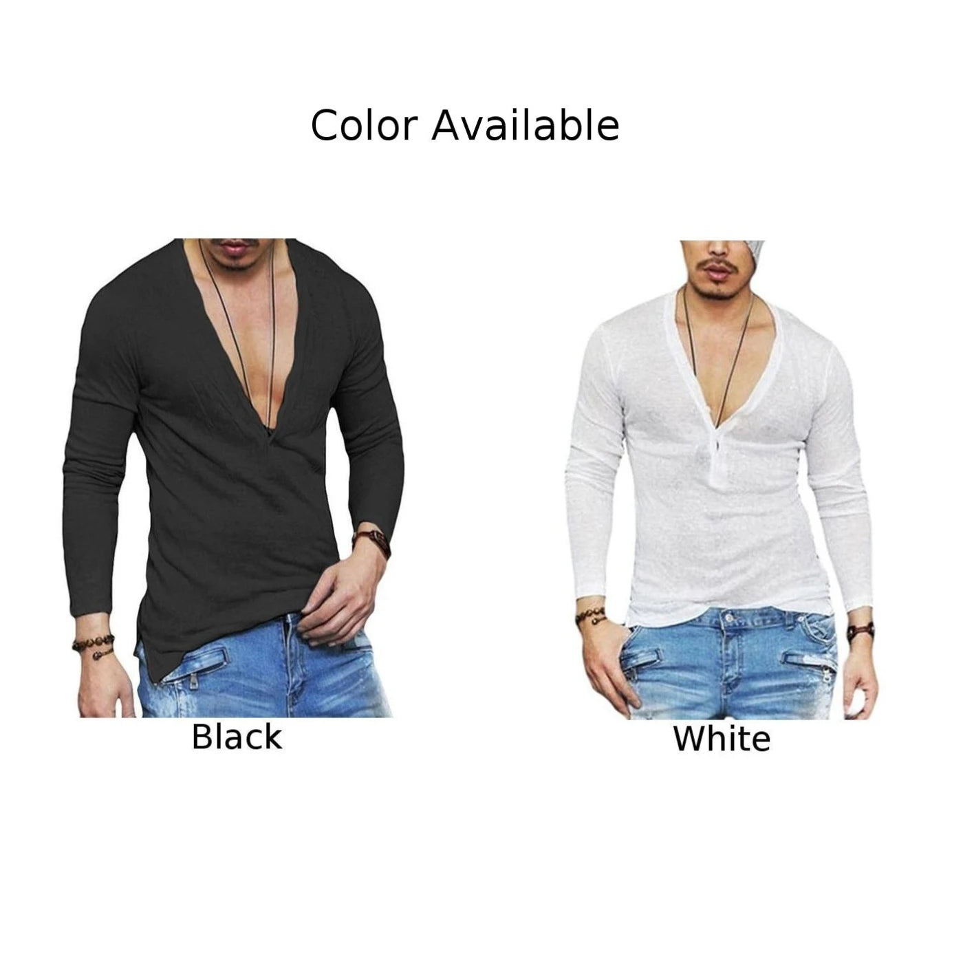 HEARUJOY  -  Comfy Hot Mens Top T-shirt Casual Comfortable Daily Holiday Long Sleeve Muscle Party Plain Polyester Regular Slim