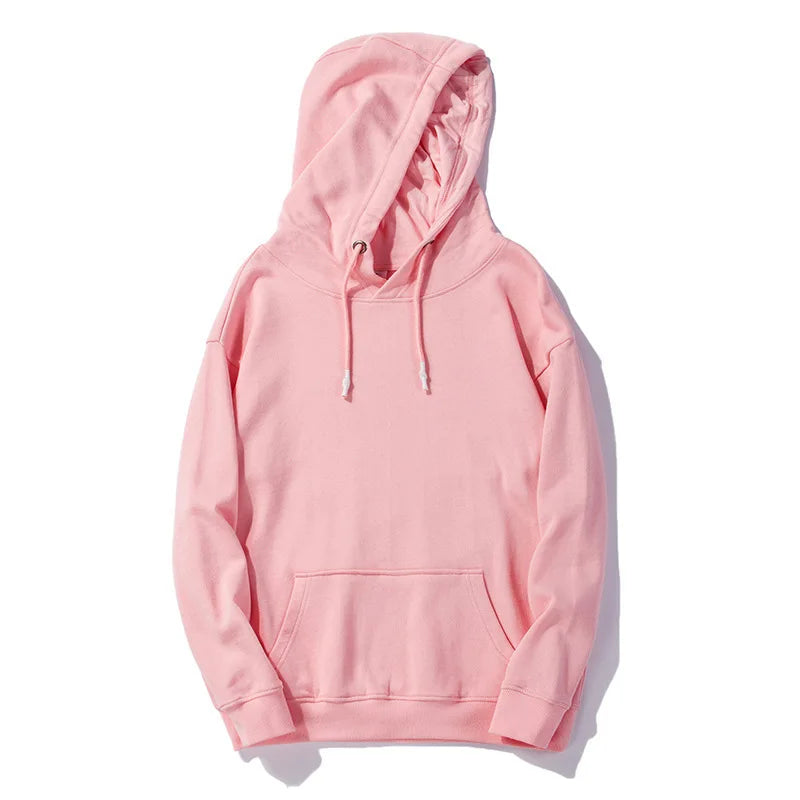 HEARUJOY  -  Autumn Hooded Cardigan Sweatshirt Casual Versatile Plain Color Men's Zip Up Hoodie Comfortable Loose Fit Streetwear Fashion