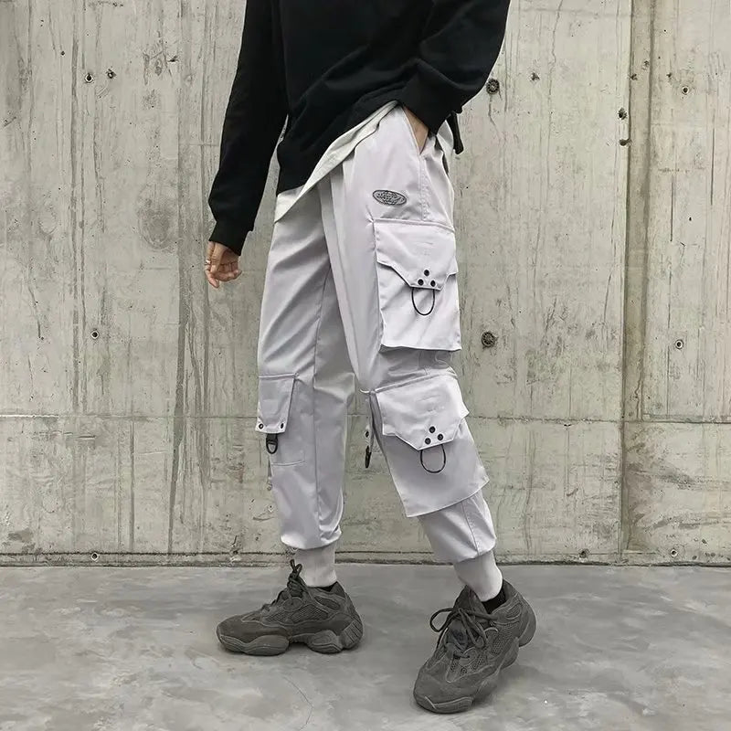 Hearujoy Cargo Pants Men Techwear Men's Cargo Trousers Streetwear Fashion Harajuku Bottoms Joggers Jogging Japanese Streetwear