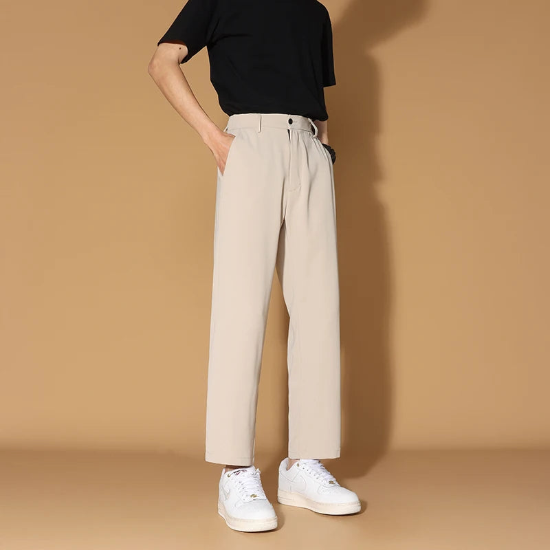 HEARUJOY  -  Mens Pants Fashion Men's Pants Summer Suit Pants Casual Korean Men's Pants Joggers Men Streetwear Casual Sports Large Size 8XL-M