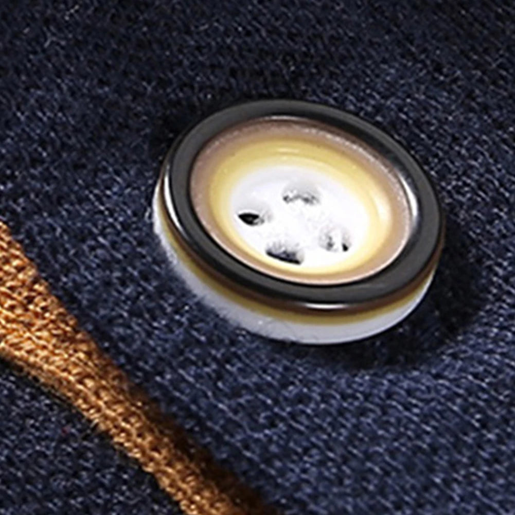 HEARUJOY  -  Button Collar Shirt Casual Business Tops Brand New Condition Collared Neckline Mens Casual Button Collar Shirt