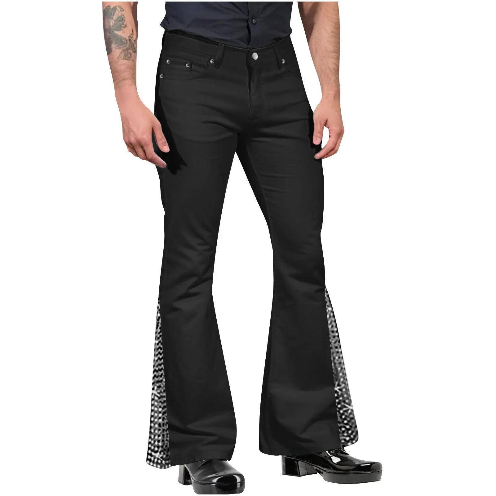 HEARUJOY  -  Summer Men's Casual Flared Slim Fit Cargo Pants Classic Business Straight Loose Trousers