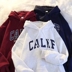 HEARUJOY  -  Urban Street Style Hoodie Matching Set Unisex Couple Sweatshirt Hip Hop Fashion Winter Fall Pullover For Men Women Trendy Loose