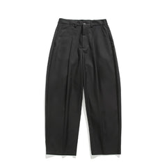 HEARUJOY  -  Black Suit Pants Men Oversized Fashion Society Mens Dress Trousers Korean Loose Wide Leg Pants Mens Office Formal Trousers