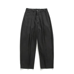 HEARUJOY  -  Grey Suit Pants Men Oversized Fashion Black Dress Pants Men Korean Loose Wide Leg Pants Mens Office Formal Trousers M-3XL