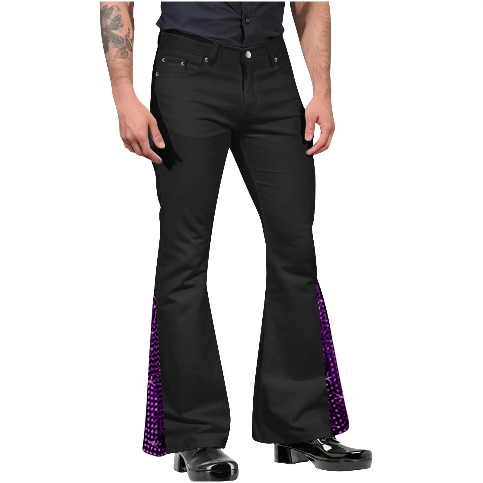 HEARUJOY  -  Summer Men's Casual Flared Slim Fit Cargo Pants Classic Business Straight Loose Trousers