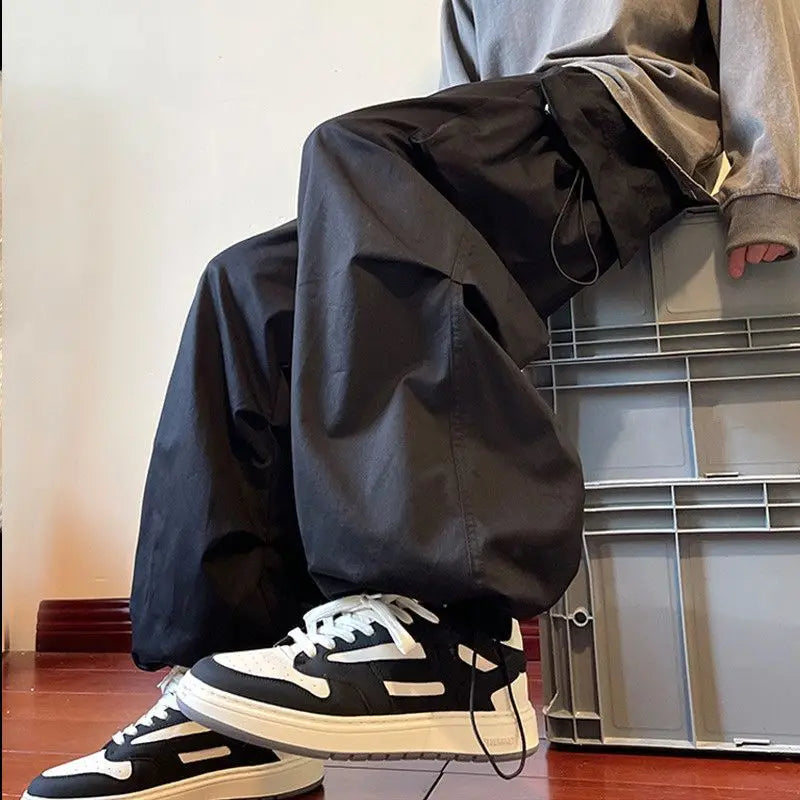 HEARUJOY  -  Spring Summer Multi Pocket Loose Cargo Pants for Men Street Casual Cheapest Y2k Vintage New in High Quality Long Trousers Man