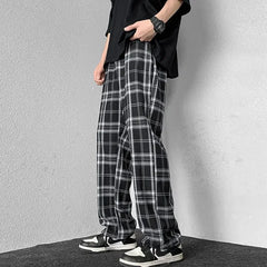 Hearujoy Loose Straight Trousers for Men Long Casual Pants Man Baggy Cheap Slacks Streetwear Low Price Stylish Designer Fashion 2024 Y2k