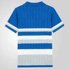 HEARUJOY  -  Summer Men's Knitted Polo Shirt Ice Refreshing Silk Fabric Short Sleeve Lapel Top Fashion Luxury Business Casual Knit Tshirts